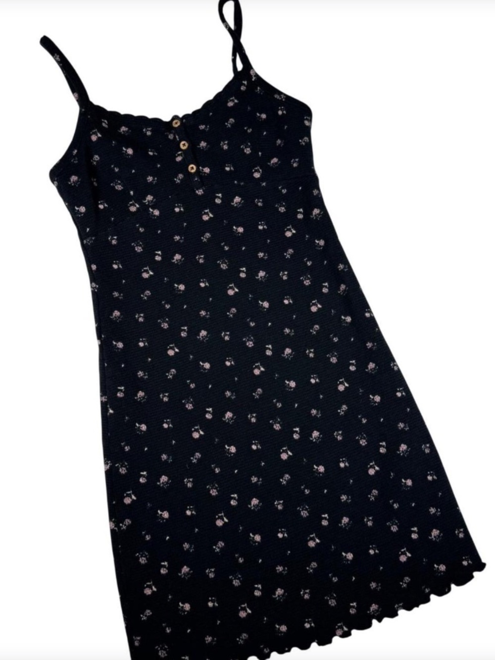 Kirious Los Angeles Waffle Tank Mini Dress - Medium